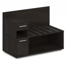 Тумба багажная с ящиком и дверью левый Ornata 	Н-444 Л Дуб Кентербери_0