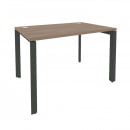 Стол рабочий на П-образном м/к ONIX O.MP-SP-2.8 Дуб Аризона/Антрацит_65
