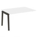 Проходной наборный элемент переговорного стола ONIX WOOD OW.NPRG-3 Белый Бриллиант/Темный_75