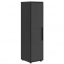 Шкаф-колонка со стеклянной дверью в металлической раме (левый) VELION VENEER VRMCS 40.2 L Яшма черная_27