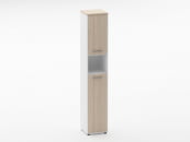 Шкаф 5 узкий закрытый Deka 10.23.14Пр Туя/Белый_79