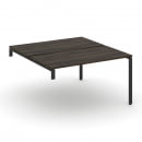 Двойной стол-надставка на опорную тумбу CONCEPT CN.DSN-003 Дуб Мали Черный_12