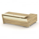 Стол руководителя с опорной тумбой Corner COR.SRT-20(L) Орех Лоренцо Графит_8