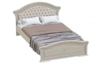 Кровать Николь 160х200 Ваниль Ясень жемчужный_0