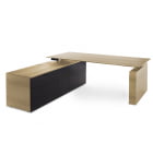 TESLA Стол письм. с тумбой SX СВ.ЭВКАЛИПТ/ЧЕРНЫЙ 110 103 ECL-L BL_9