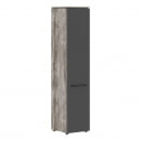 Шкаф-колонка с глухой дверью MORRIS TREND MHC 42.1 Сосна Нордик Антрацит_0