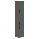 Шкаф-колонка с тремя глухими малыми дверьми (правый) VELION VHCS 40.8 R Аметист Дуб Сильвер_14