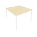 Рабочая станция на металлокаркасе SLIM SYSTEM С.СП-4.2 Клен-Белый_2