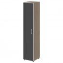 Шкаф узкий Ялта LT.SU-1.10 R (L) black Вяз Благородный/Стекло Black 400*450*1987_44