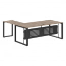 Стол с боковой приставкой ENIO ECT 2019M Кария Пальмира/Антрацит_9