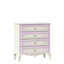 Комод с 4 ящиками Маркиза ЛД 517.025.000 Алебастр_1