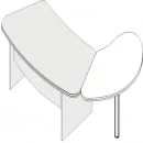 Конференц-приставка Л.ПС-15р левая Орех_7