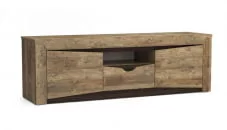 Тумба под ТВ Лючия 33.17 Бетон пайн белый Венге_0