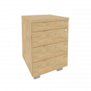 Тумба мобильная (TIP-ON) ONIX O.TM-3 TIP Тиквуд Светлый_4