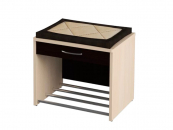 Тумба Ольга 5.1 Ясень шимо светлый Венге_1