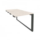 Стол-приставка двойной на О-образном м/к к опорым элем. ONIX O.MO-D.SPR-0.7 Денвер Светлый/Антрацит_16