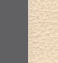 Графит/Кожзам бежевый