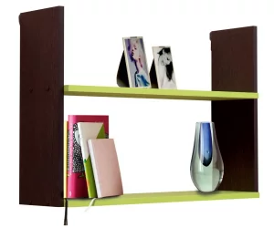 Полка навесная №1 Венге/Лайм