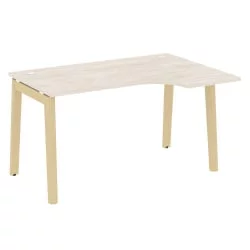 Стол эргономичный правый ONIX WOOD OW.SA-2(R) Денвер Светлый/Светлый