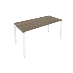 Стол письменный МЕТАЛ СЙСТЕМ Б.СП-4 Вяз/Белый / METAL SYSTEM