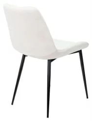 Стул для кухни Бюрократ KF-6 Молочный Velvet 20