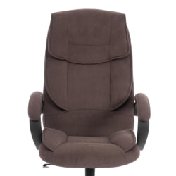 Кресло руководителя OREON metalBL велюр, коричневый, 6