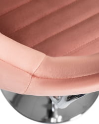 Стул барный DOBRIN CHARLY (пудрово-розовый велюр (MJ9-32)) 2 шт