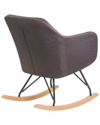 Набор 2 шт Кресло-качалка DOBRIN KIARA (серая ткань (LAR-106D-26)) 2 шт