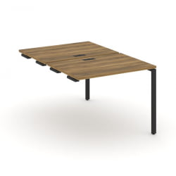 Двойной стол-приставка к опорным тумбам/шкафам CONCEPT CN.DSPR-001 Сандал Янтарный Антрацит