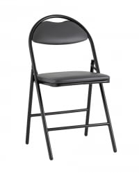 Стул складной Hagen экокожа Серый