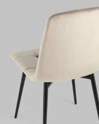 Стул Одди велюр Бежевый