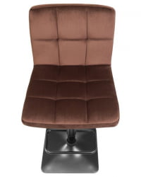 Стул барный DOBRIN DOMINIC (шоколадный велюр (MJ9-111)) 2 шт