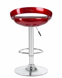 Стул барный DOBRIN DISCO Бордовый металлик