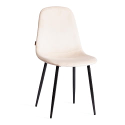 Кухонный стул BREEZE (mod. JSC-58) Велюр/металл , 44 х 53 х 86 см, beige (бежевый) HLR2 / черный