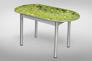 Стол обеденный Европейский фп Киви Е005 ЛДСП серый