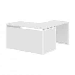 Угловой компьютерный стол XTEN-QP XQPCT 1415H L Белый