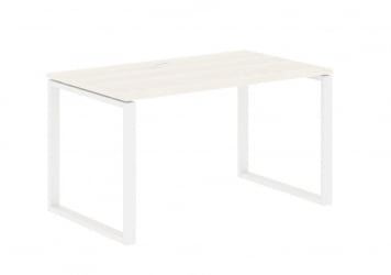 Стол письменный ЕДИС ЕКСТ 1380 Ясень Траун Белый / EDIS EQST