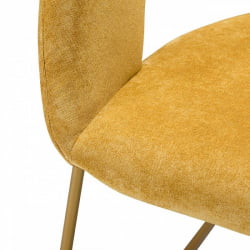 Кресло Hugs К желтый/Линк золото