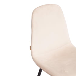 Кухонный стул BREEZE (mod. JSC-58) Велюр/металл , 44 х 53 х 86 см, beige (бежевый) HLR2 / черный