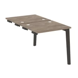 Стол-приставка двойной к опорным элементам ONIX WOOD OW.D.SPR-0.7 Тиквуд Темный/Темный