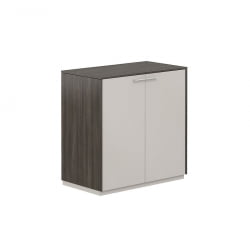 Шкаф низкий Атлас НЗ-0314.БТ.ГС Бренсон Трюфель Серый камень / Atlas NZ-0314.BT.GS