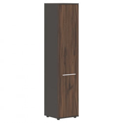Шкаф-колонка с глухой дверью EDIS EHCS 42.1 Дуб Денвер темный Белый Мокко