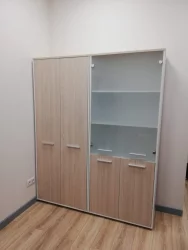 Шкаф для одежды 4 широкий Дека 10.19.301 Туя/Белый / Deka