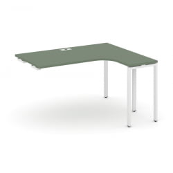 Стол-приставка к опорной тумбе/шкафу (правый) CONCEPT CN.OSAPR-005(R) Дуб Винченцо Белый