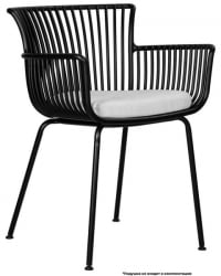 Стул обеденный DOBRIN ROSS (черный (B-03) без подушки) 4 шт