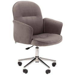 Офисное кресло CHAIRMAN HOME 130 велюр Серый