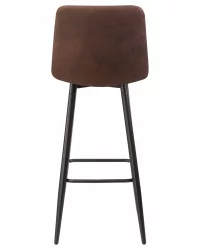 Стул барный DOBRIN NICOLE Коричневая микрофибра PK-03
