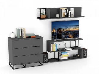 Полка City большая графит