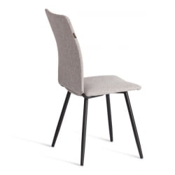 Стул La Rousse (2 шт. в упаковке) NEW, ткань рогожка, темно-серый, F68, 45х55х93 см