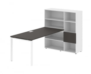 Рабочая станция ЕДИС ЕУРСТ 1217 Мокко Белый Белый / EDIS EURST